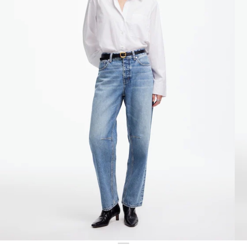 Madewell The Tall Darted Barrel-Leg Jean